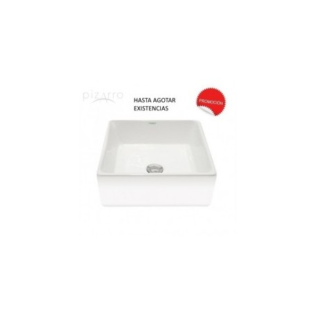 LAVABO DE SOBREPONER SIN REBOSADERO..