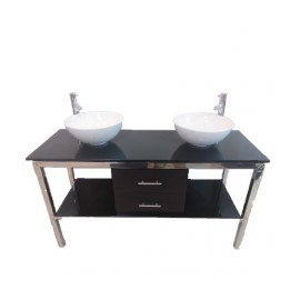 MUEBLE DOBLE PARA BAÑO CON DOS LAVABOS Y..