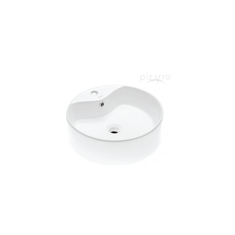 LAVABO DE SOBREPONER CON REBOSADERO..