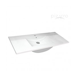 LAVABO DE SEMI EMPOTRAR CON REBOSADERO..