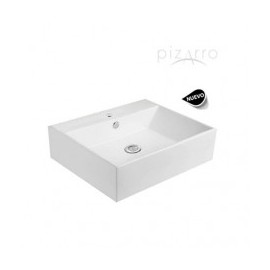 LAVABO DE SOBREPONER CON REBOSADERO..